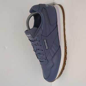 Reebok Womens 8.5 Classic Harman Run Shoes Cool Shadow White Grey